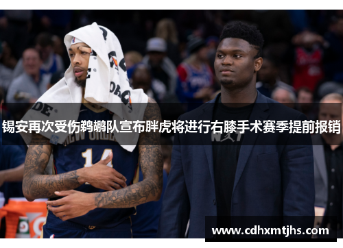 锡安再次受伤鹈鹕队宣布胖虎将进行右膝手术赛季提前报销