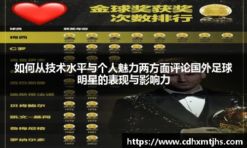 如何从技术水平与个人魅力两方面评论国外足球明星的表现与影响力